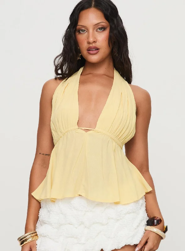 Peplum vest – Vest with a flared, ruffled bottom for a feminine silhouettePeplum vest – Vest with a flared, ruffled bottom for a feminine silhouetteSaddler Halter Top Yellow Peplum vest – Vest with a flared, ruffled bottom for a feminine silhouettePeplum vest – Vest with a flared, ruffled bottom for a feminine silhouetteSaddler Halter Top Yellow