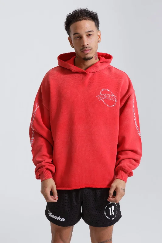 LASSO HOODIE - CRIMSON