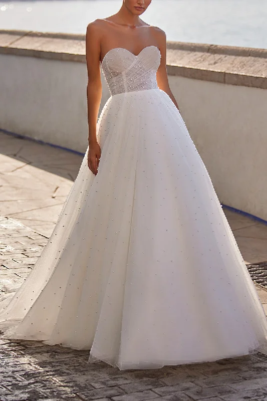 Midi dress – Dress that falls to the mid-calf, giving a balanced, modest, yet stylish appearance.Midi dress – Dress that falls to the mid-calf, giving a balanced, modest, yet stylish appearance.A Line Sweetheart Tulle Pearls Rustic Wedding Dress Bridal Gown QW2177 Midi dress – Dress that falls to the mid-calf, giving a balanced, modest, yet stylish appearance.Midi dress – Dress that falls to the mid-calf, giving a balanced, modest, yet stylish appearance.A Line Sweetheart Tulle Pearls Rustic Wedding Dress Bridal Gown QW2177