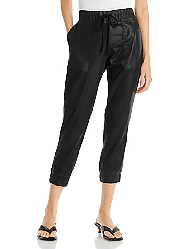 Linen trousers – Lightweight, breathable trousers made from linen fabric, perfect for warmer weather.Linen trousers – Lightweight, breathable trousers made from linen fabric, perfect for warmer weather.Chelsea Womens High Rise Cropped Jogger Pants