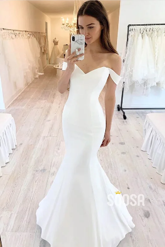 Belted dress – Dress with a belt or waist tie, offering definition and shaping at the waist.Belted dress – Dress with a belt or waist tie, offering definition and shaping at the waist.Mermaid/Trumpet Wedding Dress Unique Off-Shoulder Simple Wedding Gown QW2336 Belted dress – Dress with a belt or waist tie, offering definition and shaping at the waist.Belted dress – Dress with a belt or waist tie, offering definition and shaping at the waist.Mermaid/Trumpet Wedding Dress Unique Off-Shoulder Simple Wedding Gown QW2336