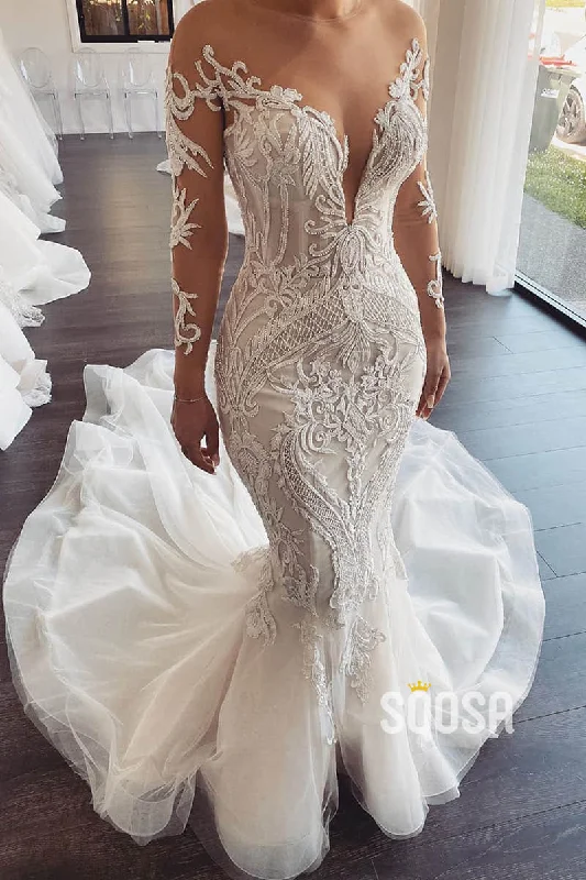 Halterneck dress – Dress with straps that tie around the neck, leaving the shoulders and back exposed.Halterneck dress – Dress with straps that tie around the neck, leaving the shoulders and back exposed.Unique Illusion Neckline Luxury Lace Appliques Mermaid Wedding Dress QW2487 Halterneck dress – Dress with straps that tie around the neck, leaving the shoulders and back exposed.Halterneck dress – Dress with straps that tie around the neck, leaving the shoulders and back exposed.Unique Illusion Neckline Luxury Lace Appliques Mermaid Wedding Dress QW2487