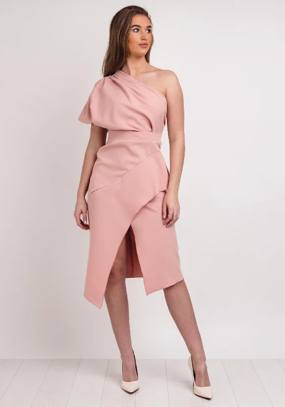 Off-the-shoulder dress – Dress with sleeves or straps that sit below the shoulders, exposing the upper arms.Off-the-shoulder dress – Dress with sleeves or straps that sit below the shoulders, exposing the upper arms.Kevan Jon Tera One Shoulder Wrap Dress, Blush Pink Off-the-shoulder dress – Dress with sleeves or straps that sit below the shoulders, exposing the upper arms.Off-the-shoulder dress – Dress with sleeves or straps that sit below the shoulders, exposing the upper arms.Kevan Jon Tera One Shoulder Wrap Dress, Blush Pink