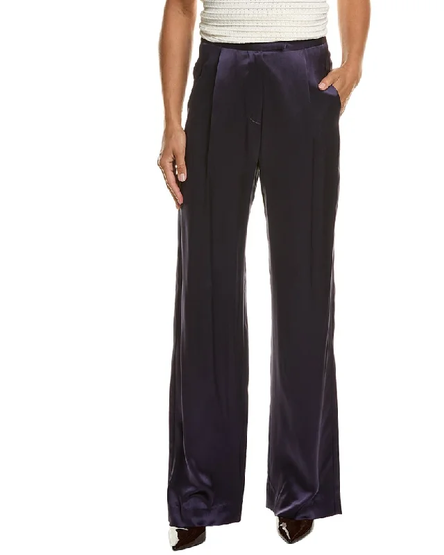 Paperbag waist trousers – Trousers with a gathered waistband, often cinched with a belt for added style.Paperbag waist trousers – Trousers with a gathered waistband, often cinched with a belt for added style.THE SEI Silk Wide Leg Pant