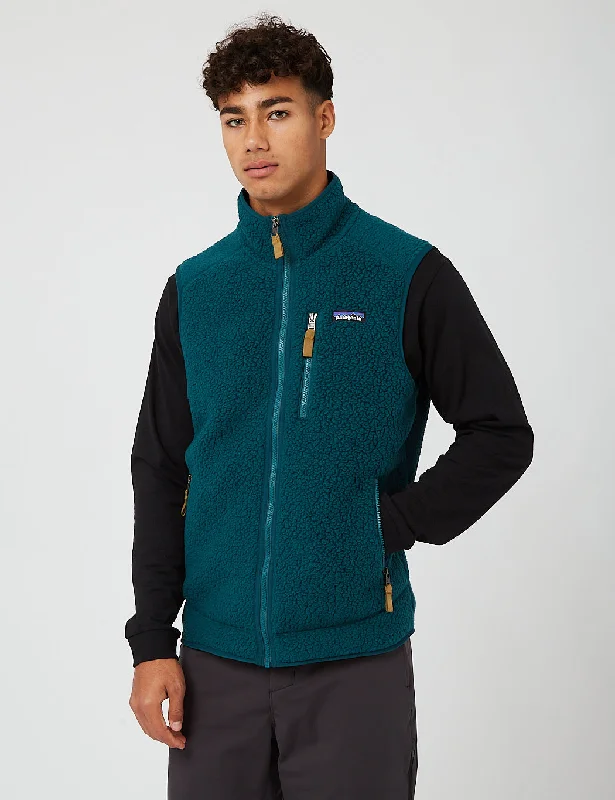 women's waistcoats that are perfect for special occasionswomen's waistcoats that are perfect for special occasionsPatagonia Retro Pile Vest - Dark Borealis Green