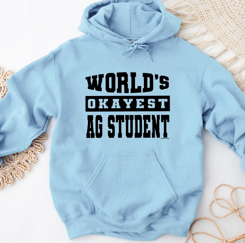 Hoodie dress – Hoodie that is long enough to be worn as a dressHoodie dress – Hoodie that is long enough to be worn as a dressWorld's Okayest Ag Student Hoodie (S-3XL) Unisex - Multiple Colors!