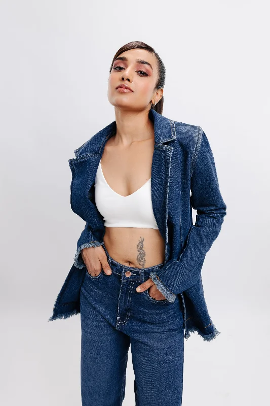 women's blazers with decorative pocketswomen's blazers with decorative pocketsClassic Denim Vintage Blazer women's blazers with decorative pocketswomen's blazers with decorative pocketsClassic Denim Vintage Blazer
